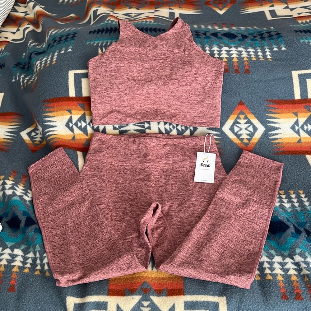 NWT Feat legging and top set